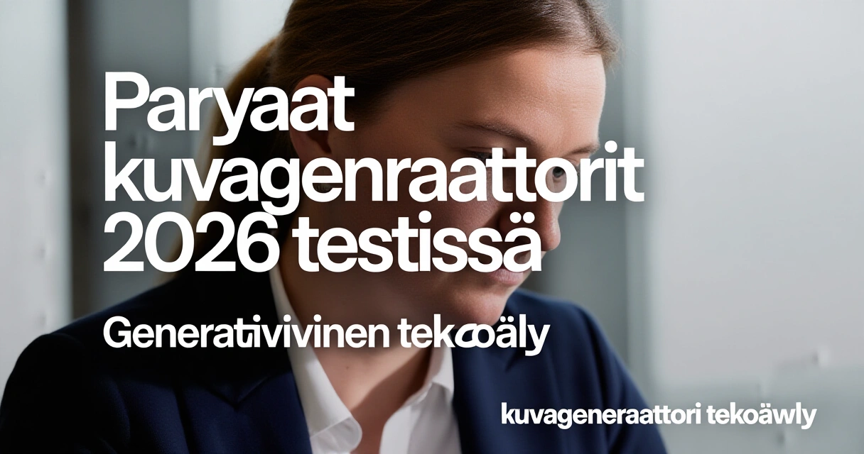 Parhaat kuvageneraattorit 2026 testissä